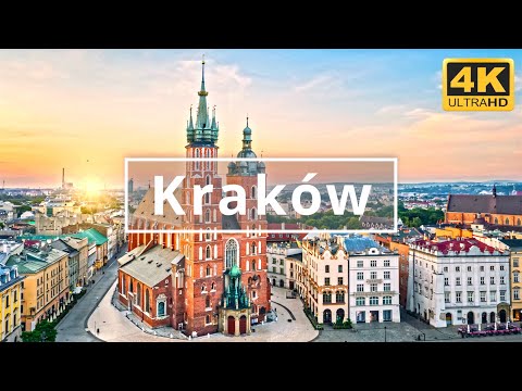 krakow, Poland 🇵🇱 | 4K Drone Footage (With Subtitles)