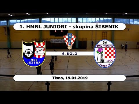 HMNL JUNIORI Šibenik: JEZERA - CRNICA 1:5, 19.01.2019.