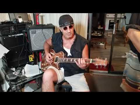 Charlie Tona's custom built Les Paul guitar for friend Wes Walker