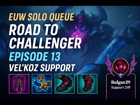 ROAD TO CHALLENGER | Episode 13 – Vel’Koz & Jhin vs Miss Fortune & Leona | Master Elo EUW