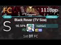9.93⭐ mrekk fc'ed black rover top diff with HDDT | 1118pp