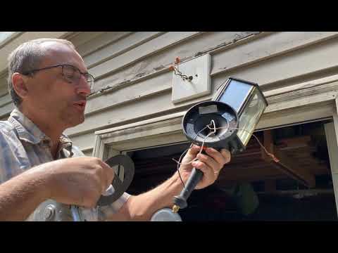 How to install an exterior light fixture on vinyl siding
