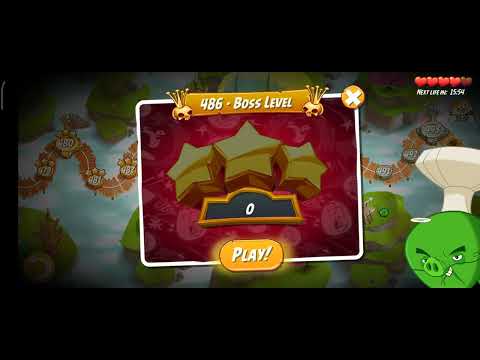 Angry Birds 2 Cobalt Plateaus Pig Bay Boss Level 486 @sgsupergames8469