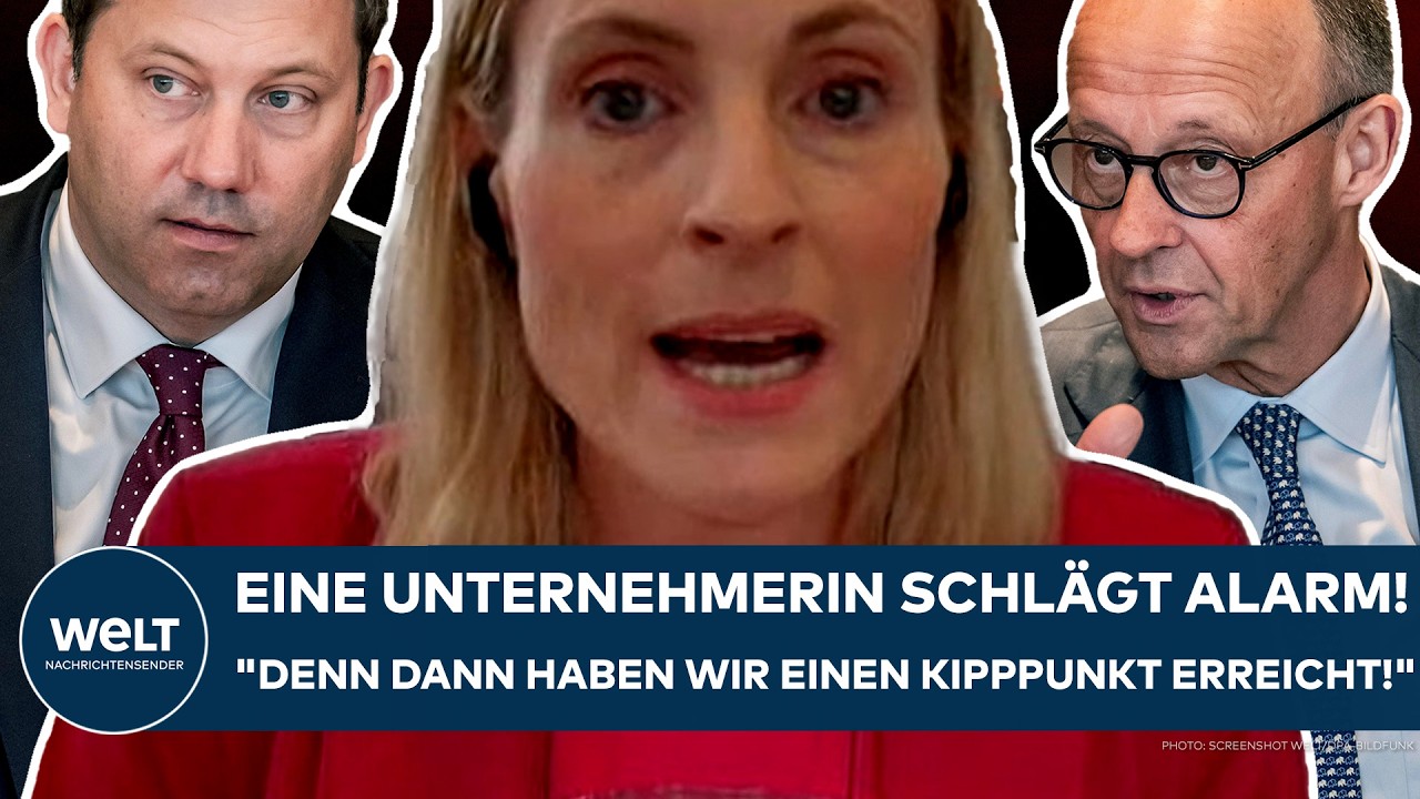 DEUTSCHLAND: "Wir sind sehr enttäuscht von dieser Bundesregierung!" Klartext einer Unternhemerin!