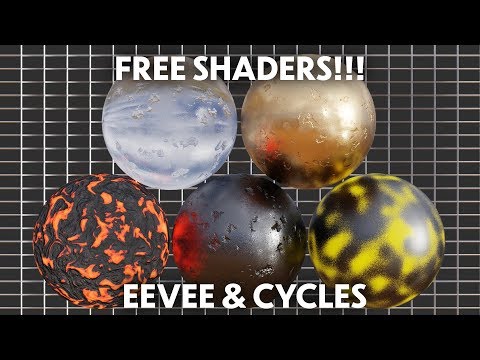 Blender - Free Blender Materials (Eevee & Cycles)