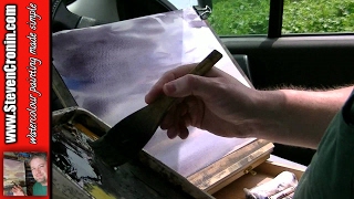 preview picture of video 'Watercolour Painting Outdoors at Kingsbury Water Park - Part 1 of 2'