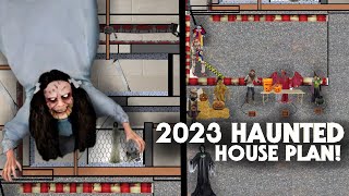 My Halloween 2023 HAUNTED HOUSE PLAN!
