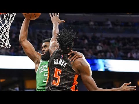 Jaylen Brown Dunks on Mo Bamba! 2021-22 NBA Season