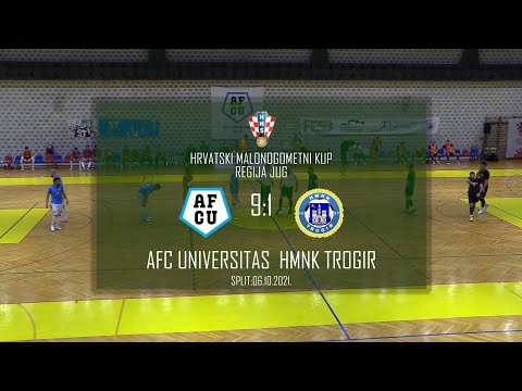 UMN_TV HMNKup_JUG (21/22) AFCU -HMNK Trogir (Sažetak)