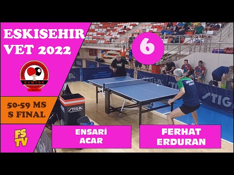 ESKIŞEHİR 2022 | 50-59MS SEMI FINAL | FERHAT ERDURAN - ENSARİ ACAR (SON SET)