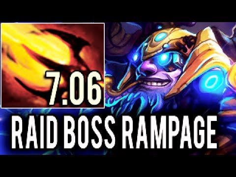 Miracle- 7.06 Tinker Raid Boss Fountain Rampage 9650 MMR Gameplay Dota 2