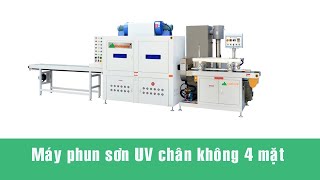 Máy phun sơn UV chân không 4 mặt Woodmaster