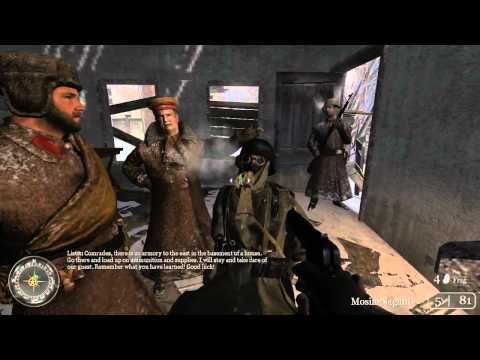 Call of Duty 2 Walkthrough HD Part 1 (Level 1 - Red Army Training) Veteran Difficulty