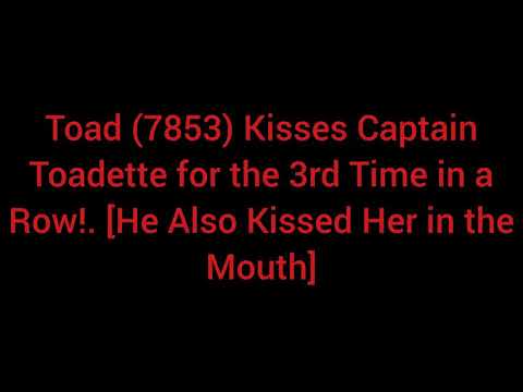 Toad Kisses Captain Toadette [3rd Time]