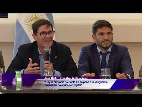 Hoy la provincia de Santa Fe se pone a la vanguardia en materia de educación digital