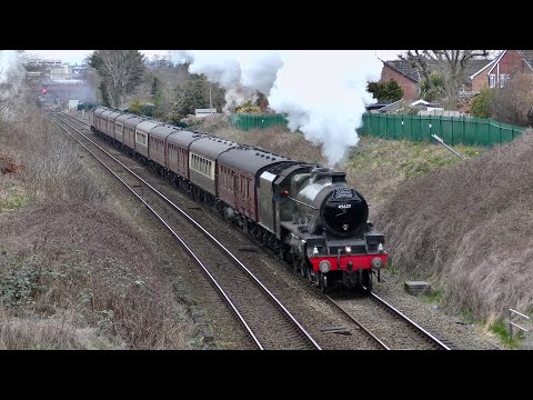 The Cheshireman - Jubilee steaming out of Chester - 4/3/23