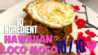10 Ingredient Hawaiian Loco Moco  🌺  Cheap Easy Recipes With Hawaiian Loco Moco Gravy
