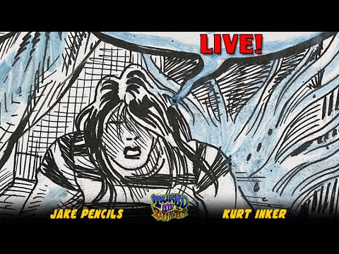 Making TURBO Pit-fighter Comic LIVE! | Episode 139 | The Timeline for the Megapocalypse! TAKE 2!!