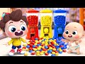 Johny Johny Yes Papa Learn Colors With Colorful Candy Nursery Rhymes Kids Songs BabyBus