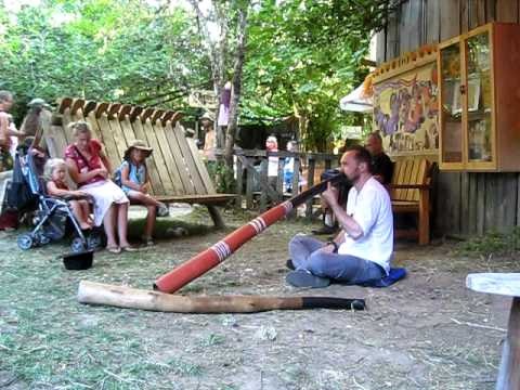 Didgeridoo Man (Ondrej Smeykal) at the Oregon Country Fair