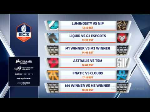[720p]ECS Season 1 FINALS - LG, NIP, Liquid, G2, Astralis, TSM, FNATIC, Cloud9