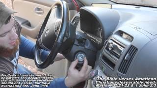 Steering Wheel Keeps Falling When Driving or Turning "How to" Fix Hyundai Elantra