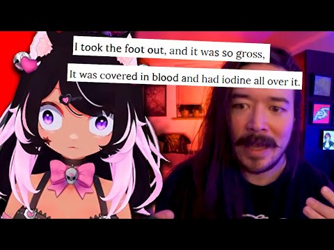 Ironmouse Reacts to The Redditor Who Ate His Own Foot