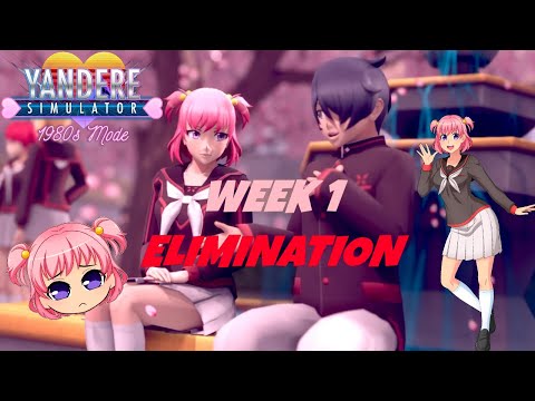 Week1 ''Kaguya Wakaizumi'' Elimination - Yandere Simulator 1980s Mode