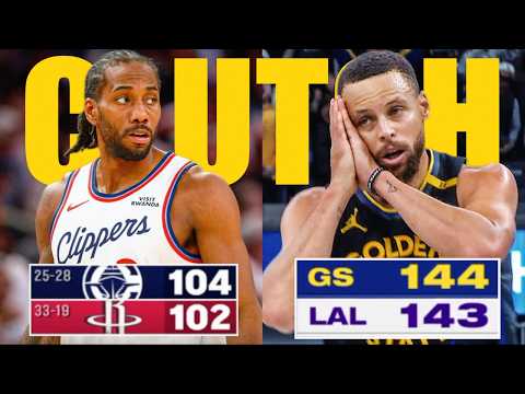 NBA "Define Clutch" Moments