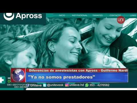 Diferencias de anestesistas con Apross.