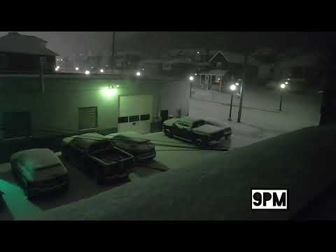 Pennsylvania snowstorm time-lapse 1/17/22