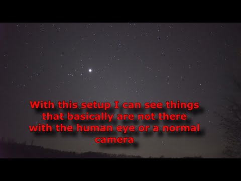 My low light Camera captured a ton of weird objects in space  in full 4k