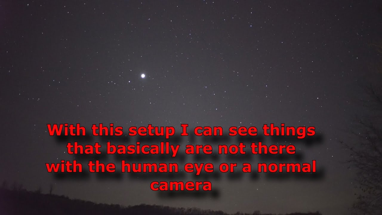 My low light Camera captured a ton of weird objects in space  in full 4k