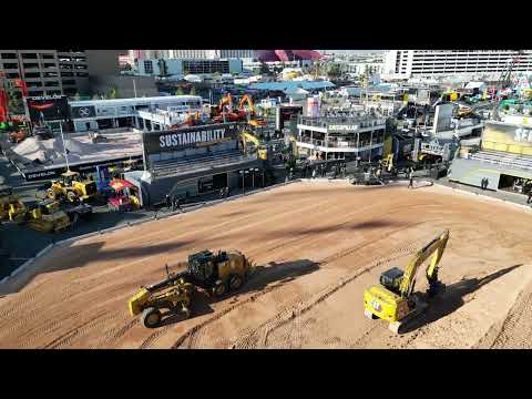 Absolutely Beautiful Aerial Footage from the Festival Grounds at ConExpo-Con/Agg 2023