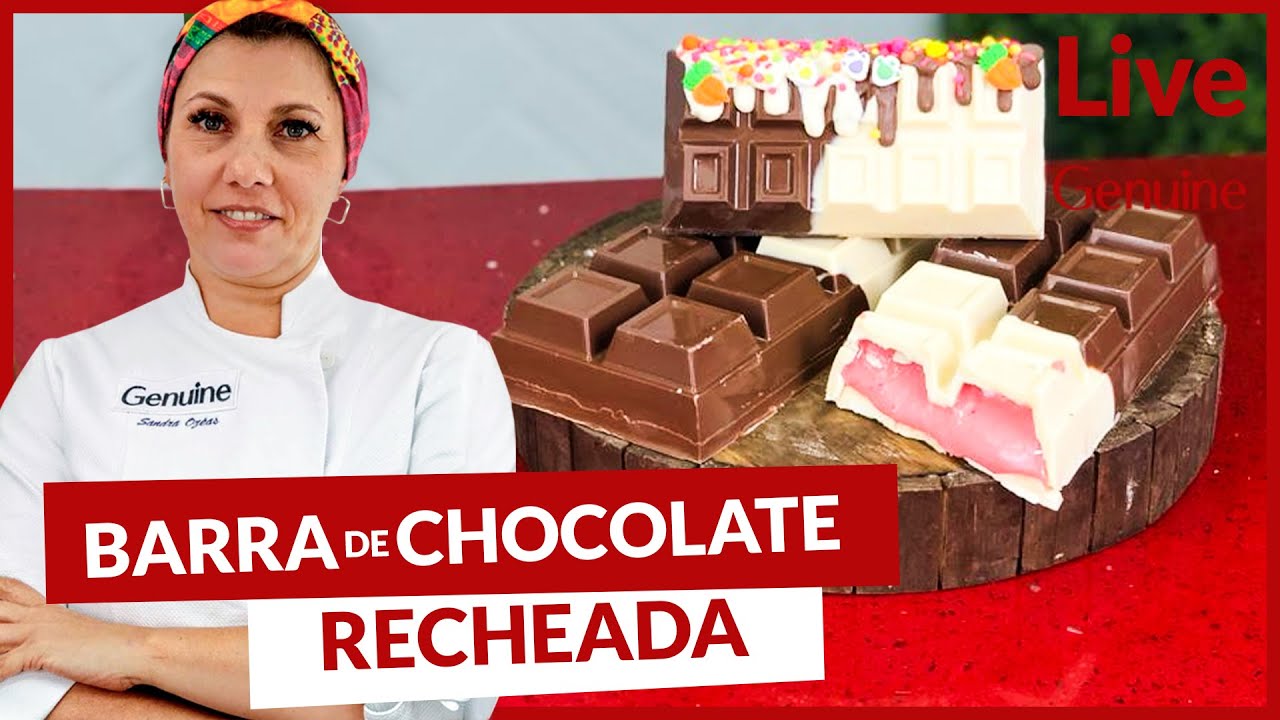 🔴 BARRA DE CHOCOLATE RECHEADA COM SANDRA OZEAS | GENUINE | LOJA SANTO ANTONIO