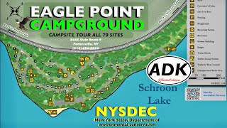 Eagle point Campground (site tour) NYSDEC 72 sites LOOK BEFORE YOU BOOK Good⭐️ Better⭐️⭐️ Best⭐️⭐️⭐️