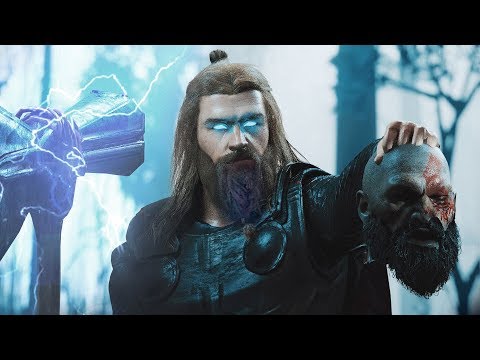 KRATOS vs. THOR (ALTERNATE ENDING) | "THOR" KILLS "KRATOS"  -  God Of War vs. God Of Thunder