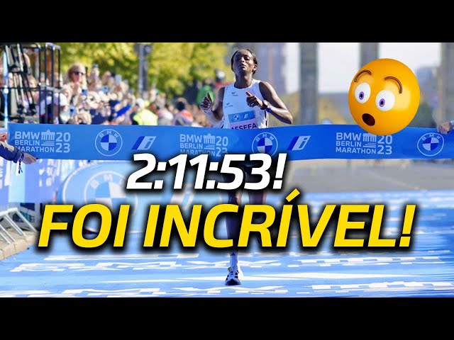 TIGIST ASSEFA DESTRUIU o RECORDE MUNDIAL da MARATONA em BERLIM