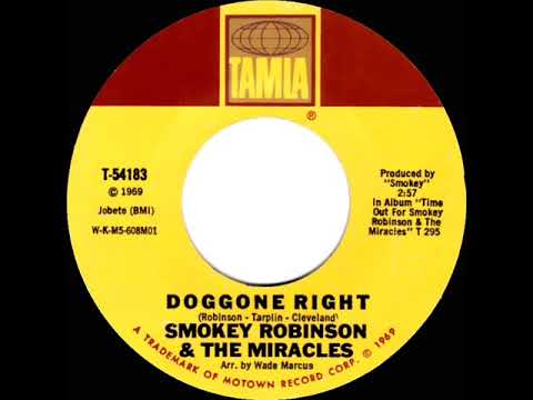 1969 HITS ARCHIVE: Doggone Right - Smokey Robinson & The Miracles (mono)