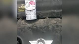 Cleaning mass air flow sensor - 2013 MINI Cooper S  - woman DIY