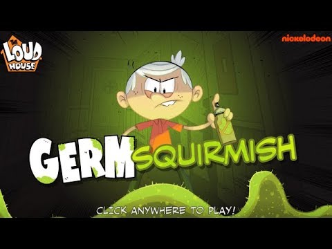 The Loud House - Germ Squirmish [Cartoon Network Games] Video