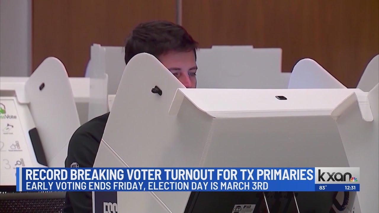 Record breaking voter turnout for Texas primaries