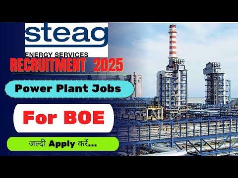 STEAG ENERGY RECRUITMENT 2025 | Power Plant Jobs