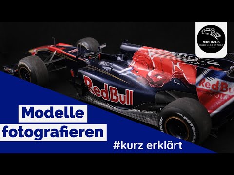 Photographing models with the help of a photo box - briefly explained