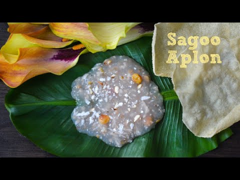Sagoo Aplon - Mauritian Style Sagoo with Papadums