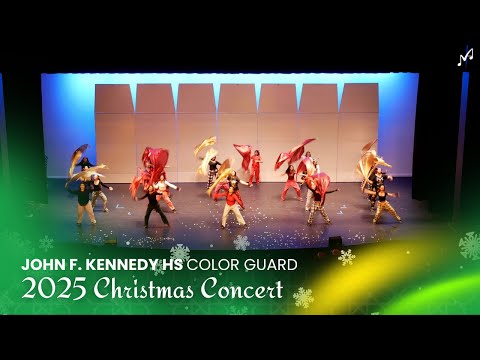 John F. Kennedy HS Color Guard | 2025 Christmas Concert