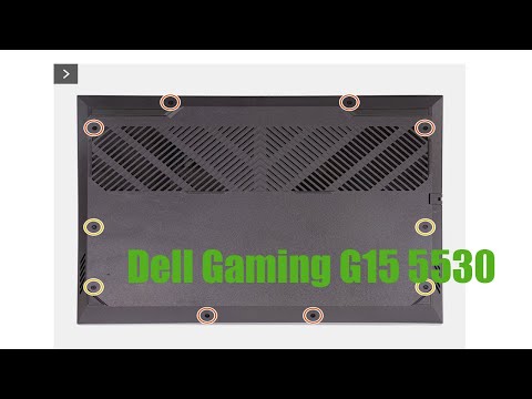 Dell Gaming G15 5530   Disassembly and fan cleaning   Laptop repair