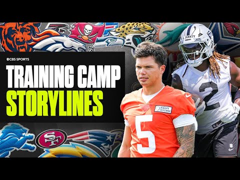 NFL Training Camp Storylines: Gabriel vs Sanders QB competition, hype around Ashton Jeanty & MORE