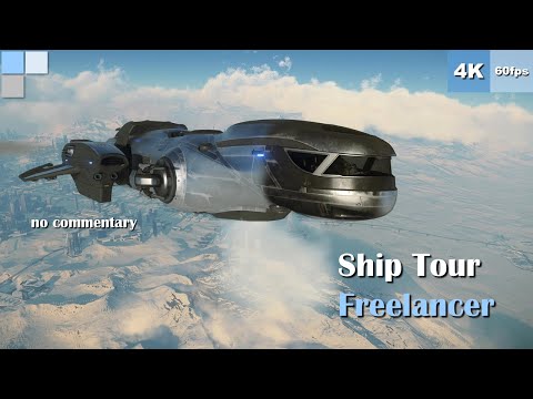 Ship Tour - MISC Freelancer - Star Citizen Alpha 3.21 - Relaxing [4K 60fps]