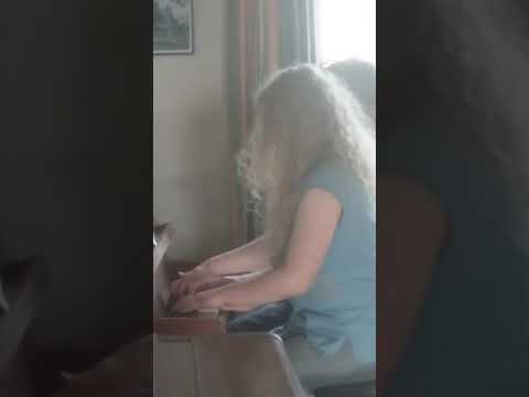 Russische Muziekschool quatre mains les Schubert - Serenade  schooljaar 2017